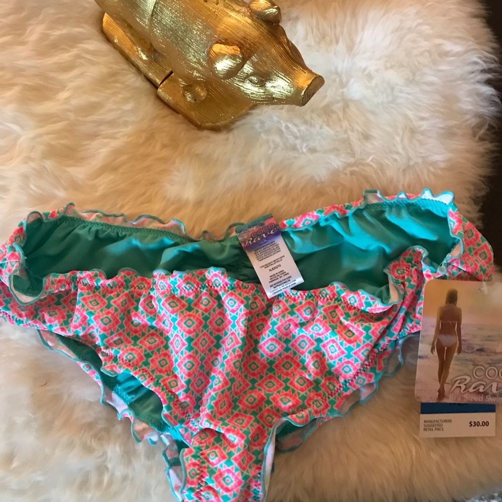 Scrunch Bottom (XL) Coco Rave NWT